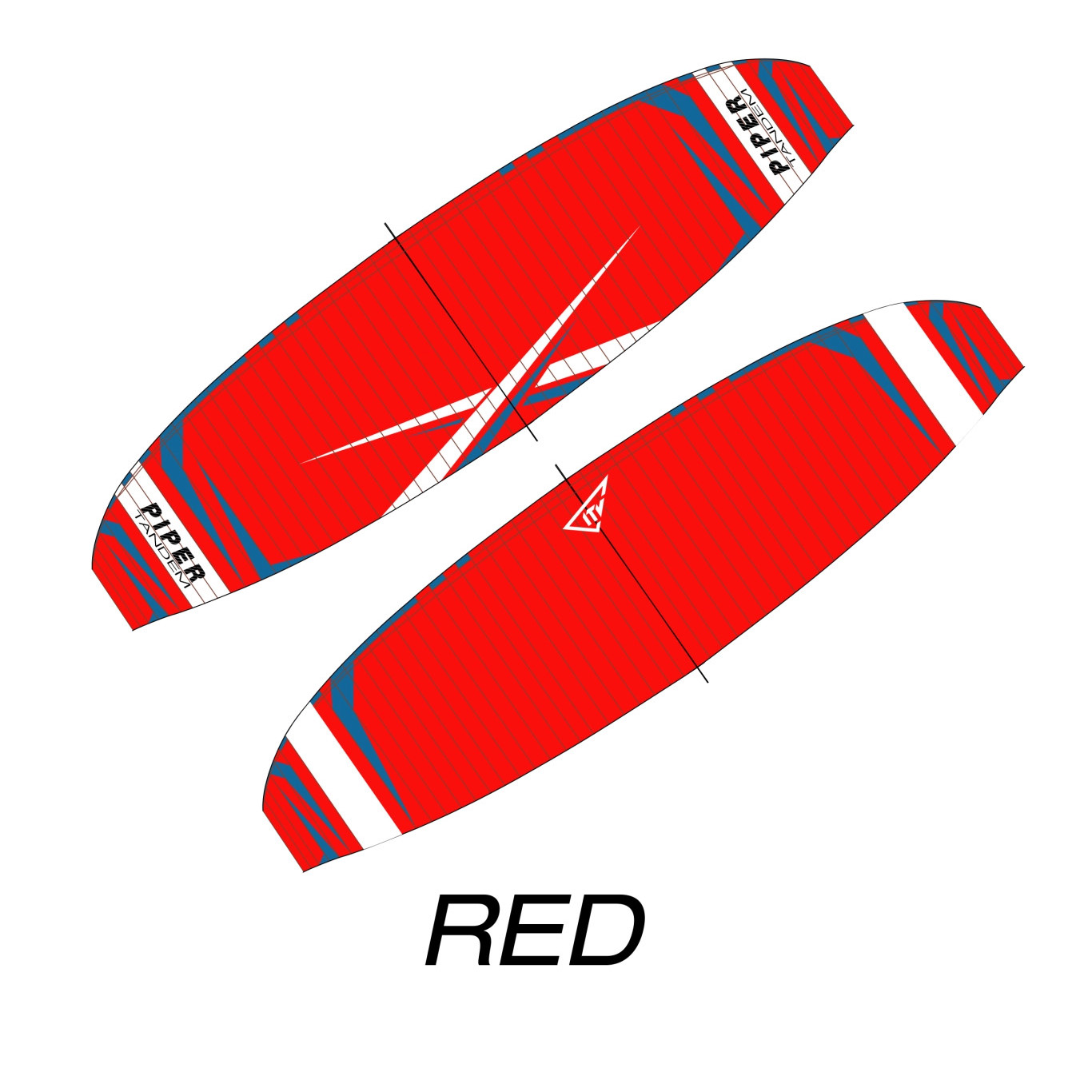 PIPER TANDEM WINGS COLOR RED PIPER TANDEM WINGS COLOR RED